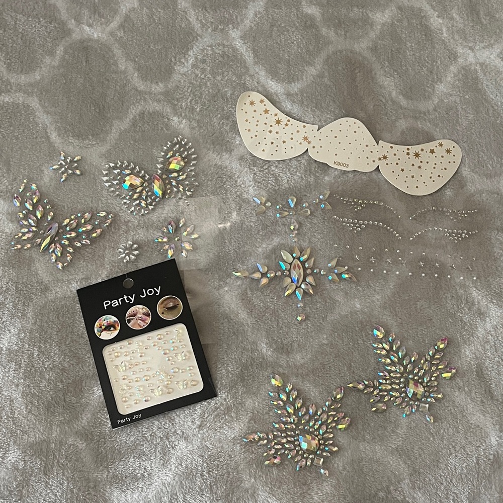 Party Joy Face and Body Gem Set